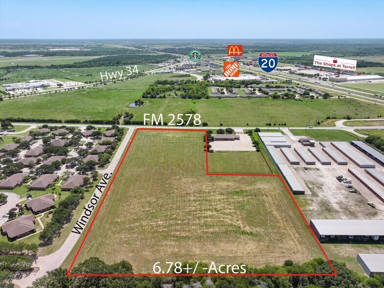 More Photos Of TBD FM 2578, Terrell Land For Sale