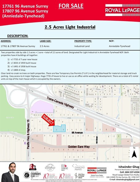 More Photos Of 17761 96 Av, Surrey Land For Sale