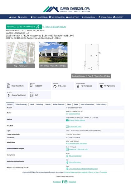 More Photos Of 855 N Highway 17-92, Longwood Storefront For Lease