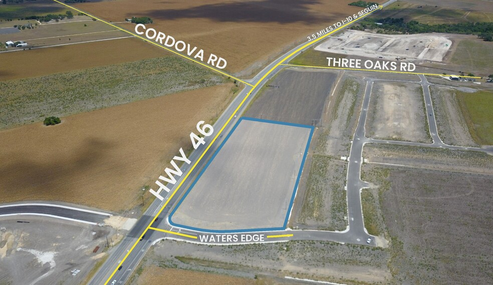 Primary Photo Of Highway 46 @ Waters Edge, Seguin Land For Sale