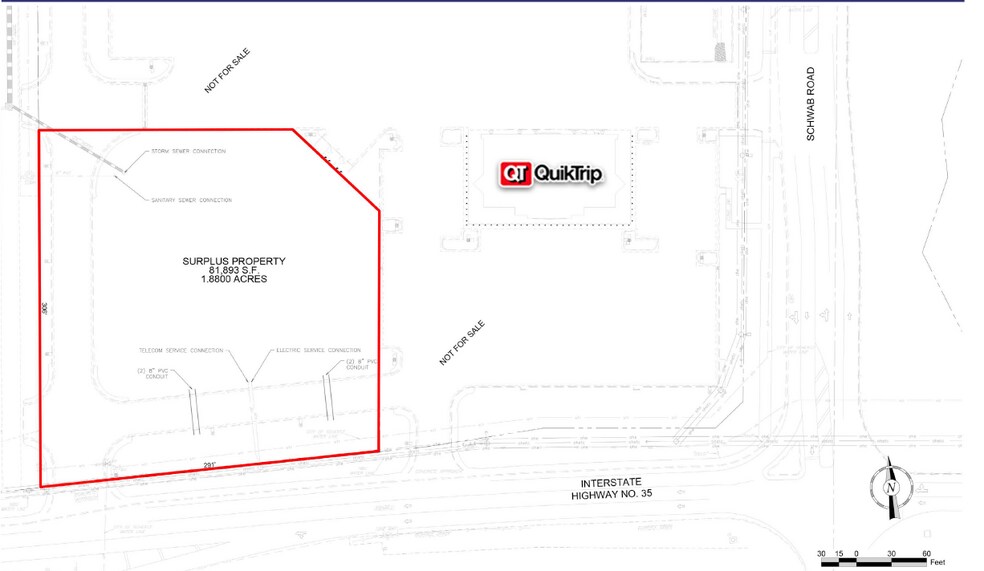 More Photos Of Interstate 35 @ Schwab Road, New Braunfels Land For Sale