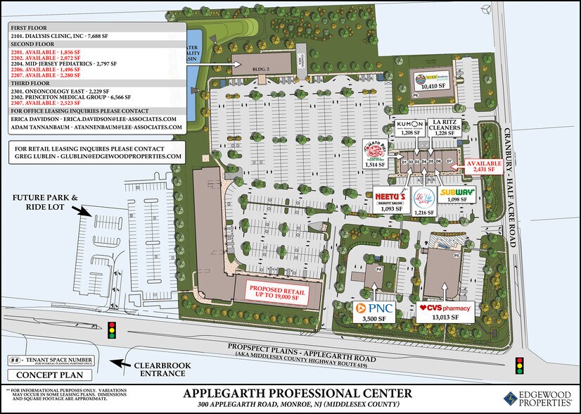 More Photos Of Cranbury Half Acre Rd, Jamesburg Unknown For Lease