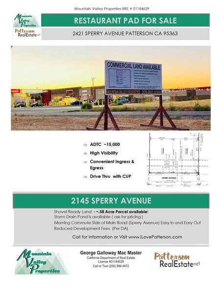 More Photos Of 2145 Sperry Ave, Patterson Land For Sale