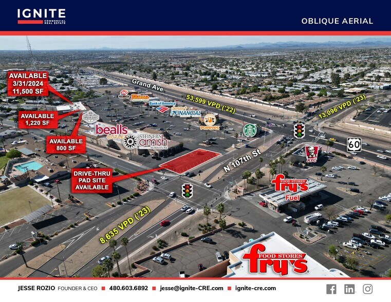 More Photos Of 10751-10785 Grand Ave, Sun City General Retail For Lease