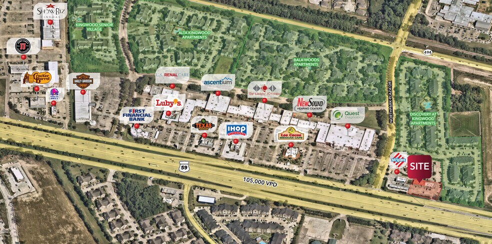 More Photos Of 23692 Highway 59 N, Kingwood Freestanding For Sale