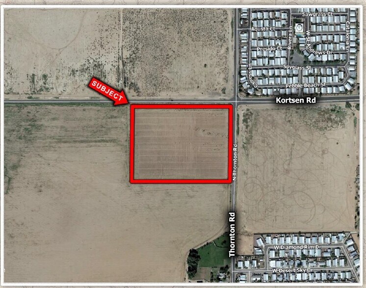 Primary Photo Of Kortsen Rd, Casa Grande Land For Sale