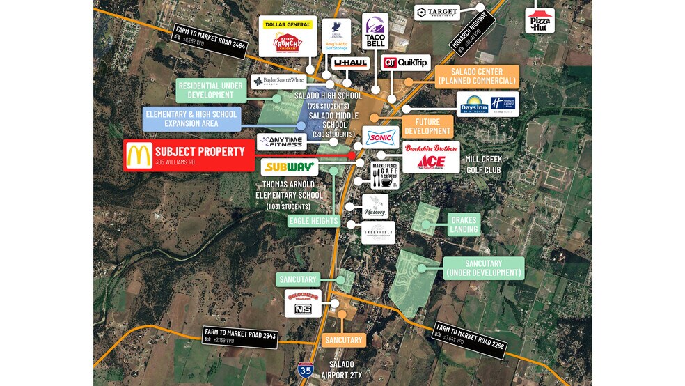 More Photos Of 305 Williams Rd, Salado Fast Food For Sale