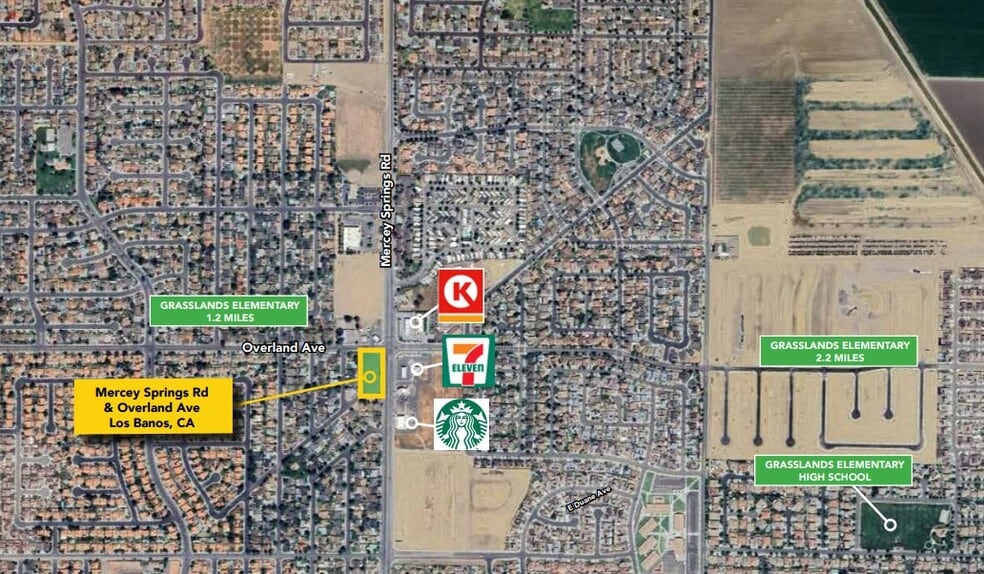 More Photos Of SEC of Mercey Springs and Overland Ave, Los Banos Land For Sale