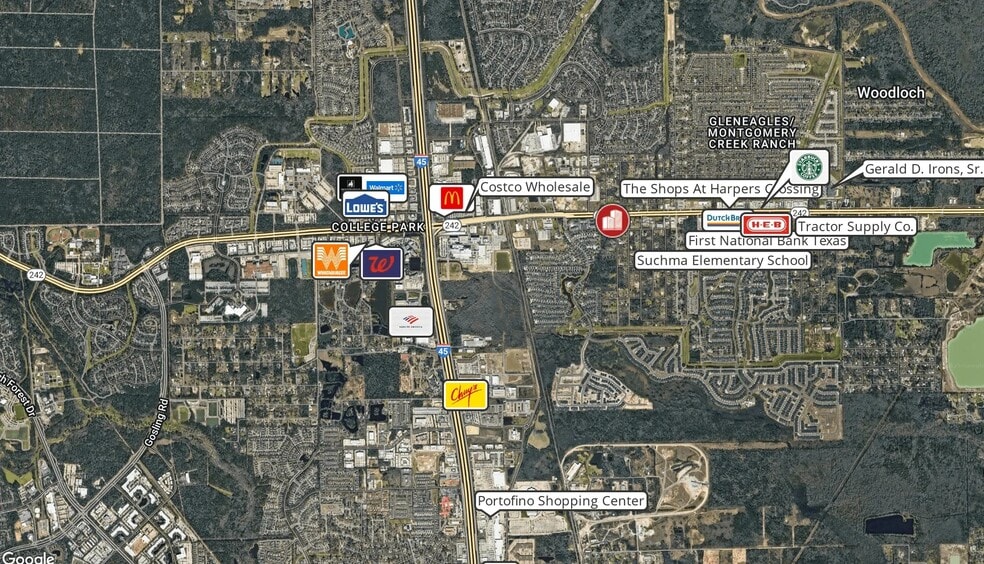 More Photos Of Highway 242, Conroe Land For Sale