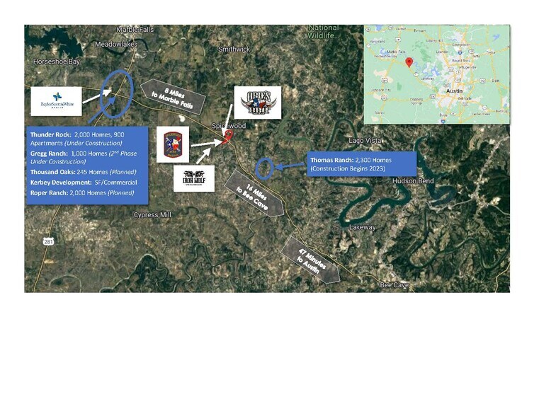 More Photos Of 9807 HWY 71, Spicewood Land For Sale