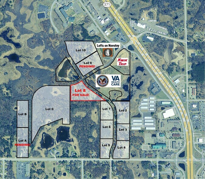 Primary Photo Of Novotny Rd & Lake Forest Rd rd, Baxter Land For Sale