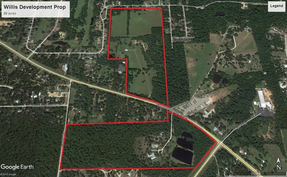 Primary Photo Of 11821 FM 2432 Rd, Willis Land For Sale