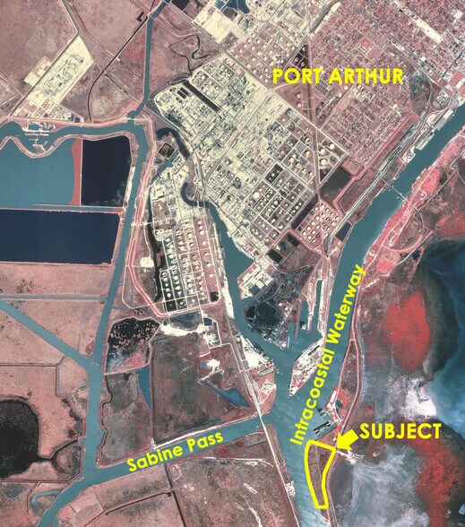 More Photos Of Highway 82 & Sabine Ship Channel, Port Arthur Land For Sale