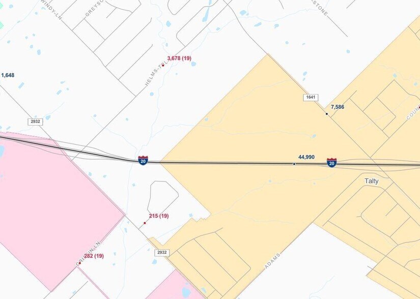 More Photos Of 6.82 AC I-20 Service & Helms Trail, Forney Land For Sale