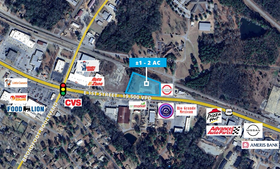 Primary Photo Of 1400 E 1st St, Vidalia Land For Sale