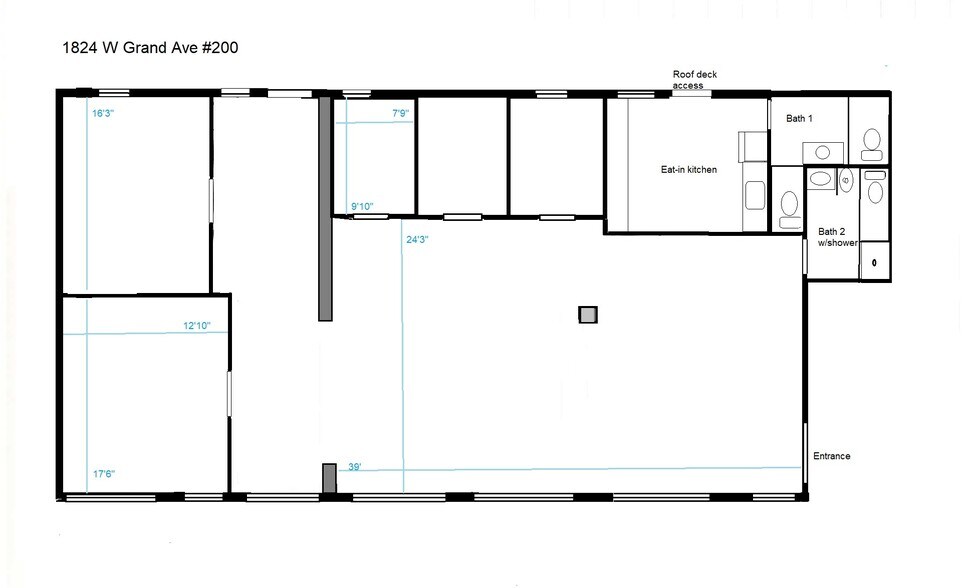 More Photos Of 1820-1830 W Grand Ave, Chicago Warehouse For Lease