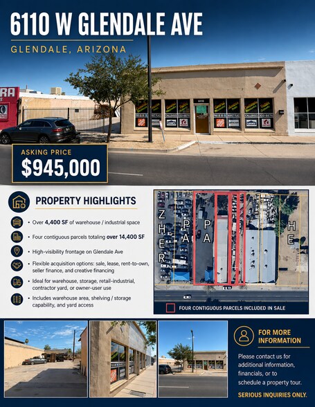 More Photos Of 6110 W Glendale Ave, Glendale Freestanding For Sale
