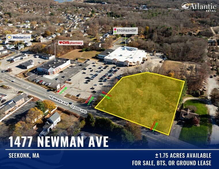 Primary Photo Of 1477 Newman Ave, Seekonk Land For Sale