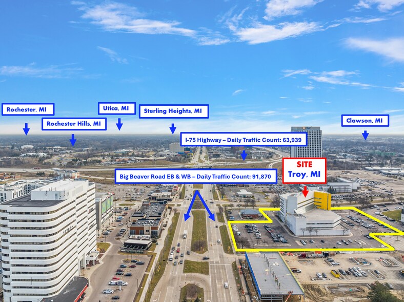 More Photos Of 801-803 W Big Beaver Rd, Troy Office For Lease
