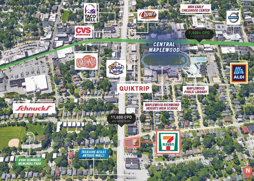 More Photos Of 2425 S Big Bend Blvd, Saint Louis Convenience Store For Sale