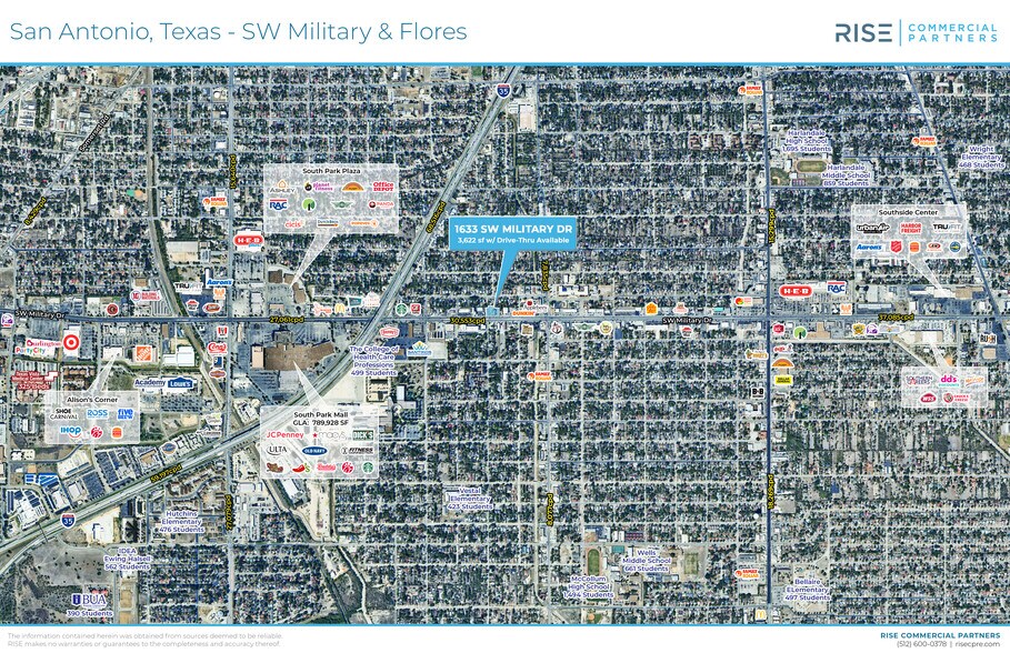 More Photos Of 1633 SW Military Dr, San Antonio Fast Food For Lease