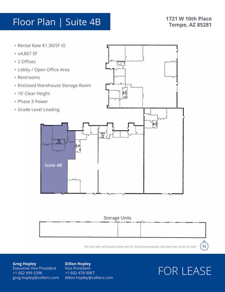 More Photos Of 1721 W 10th Pl, Tempe Warehouse For Lease