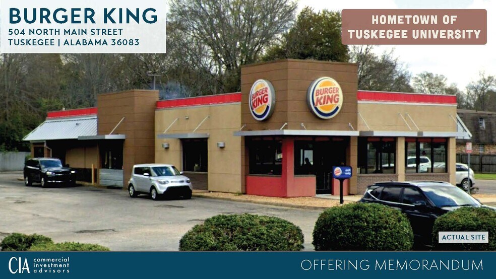 Primary Photo Of 504 N Main St, Tuskegee Fast Food For Sale