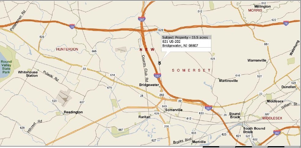 More Photos Of 821-831 Route 202-206, Bridgewater Land For Sale