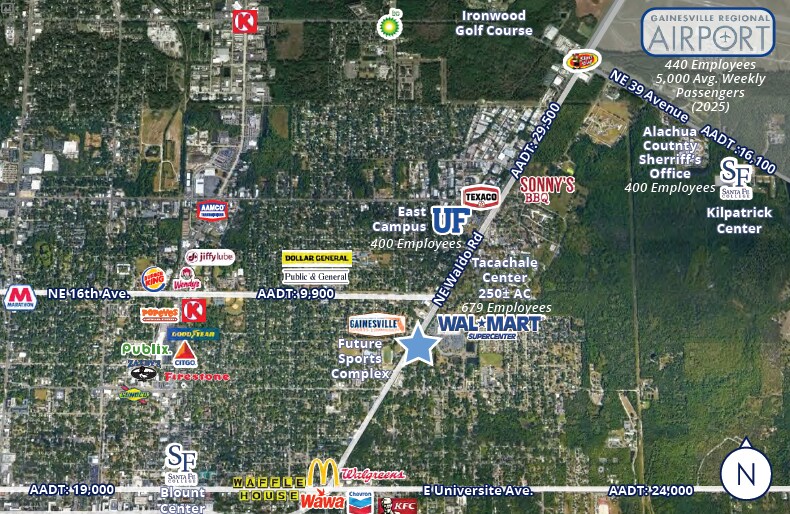 More Photos Of NE Waldo Rd @ NE 12th Ave, Gainesville Land For Sale