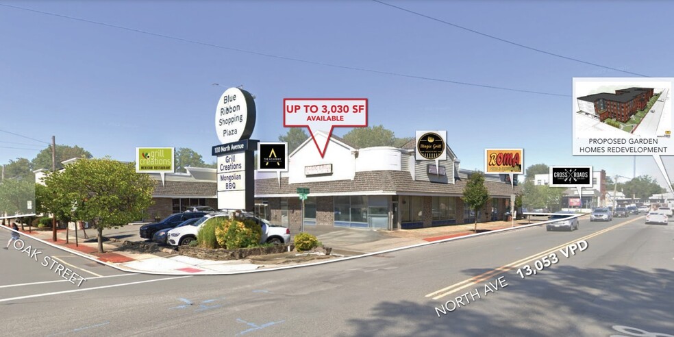 Primary Photo Of 90-100 North Ave, Garwood General Retail For Lease