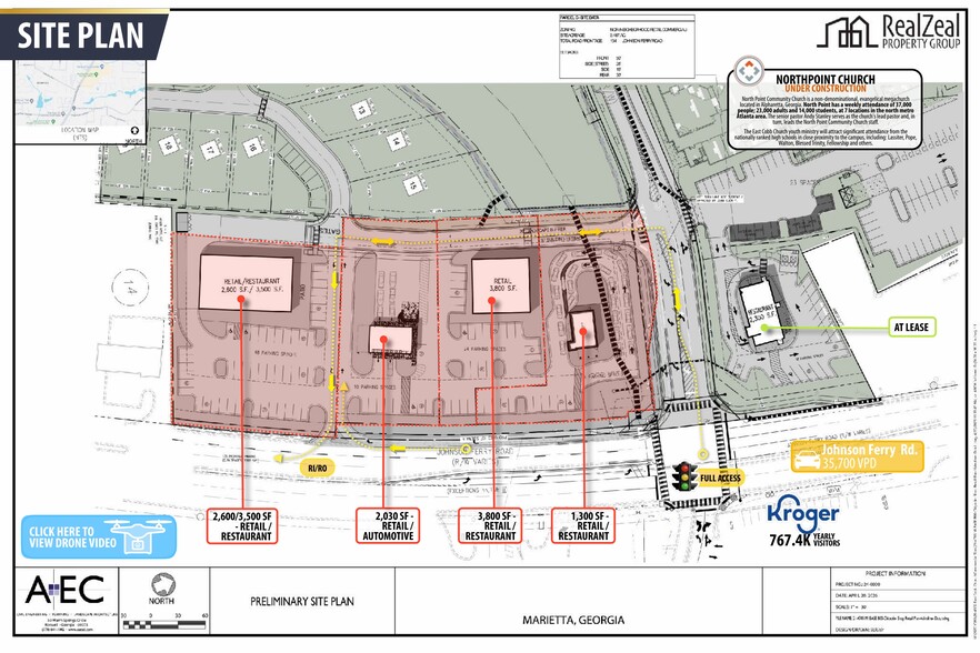 More Photos Of 3095-3155 Johnson Ferry Rd, Marietta General Retail For Lease