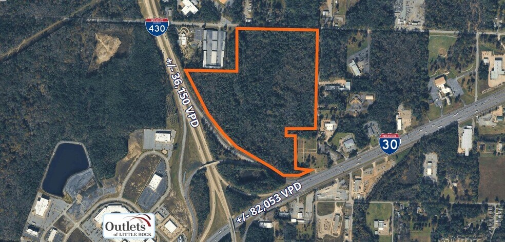 Primary Photo Of 10215 W Baseline rd, Little Rock Land For Sale