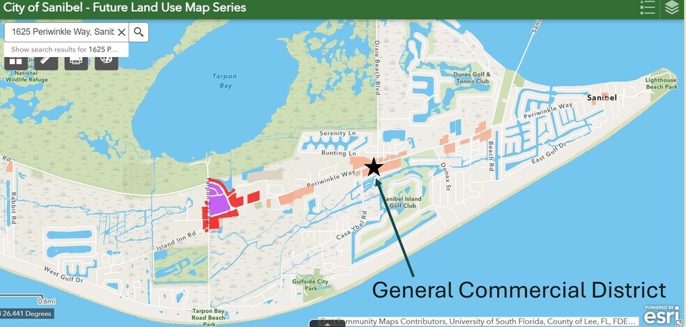 More Photos Of 1625 Periwinkle Way, Sanibel Land For Sale