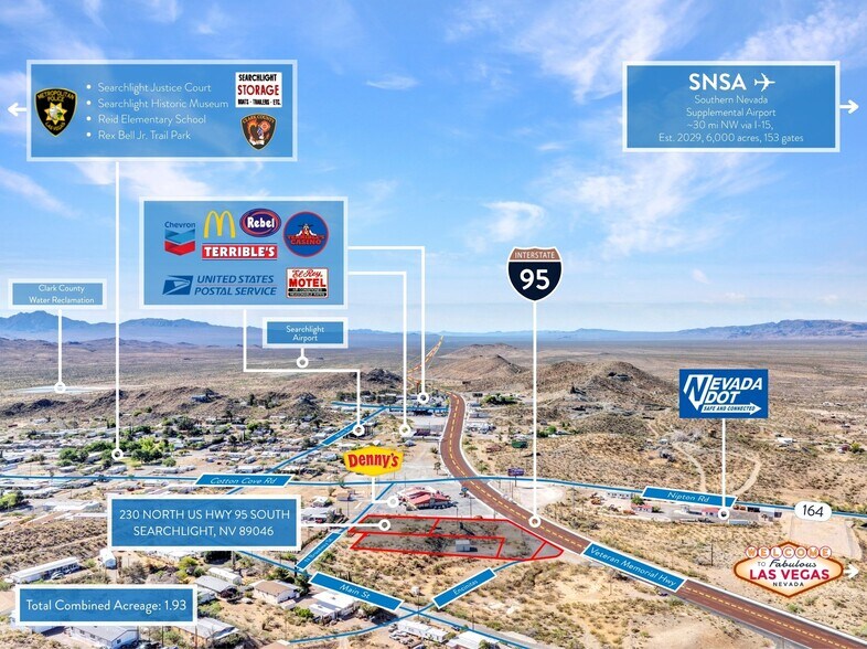 More Photos Of 230 US 95 South hwy, Searchlight Land For Sale