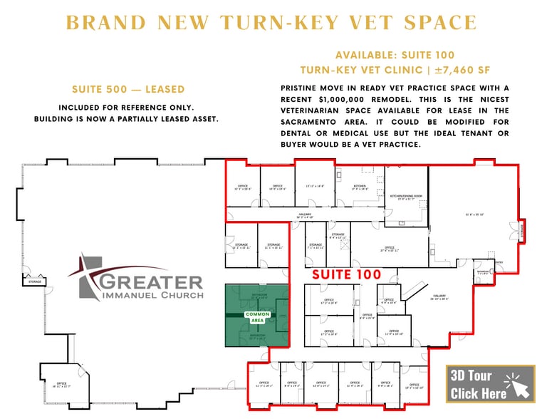 More Photos Of 3017 Gold Canal Dr, Rancho Cordova Medical For Lease