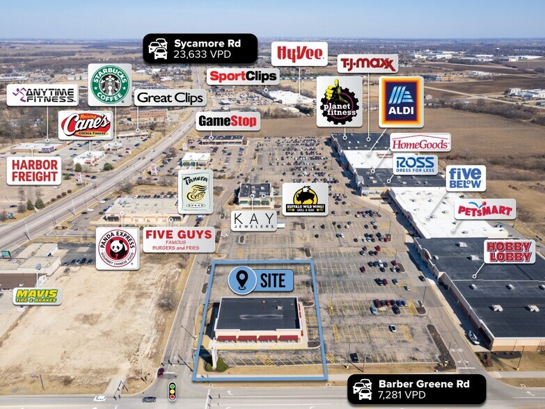 More Photos Of 2428-2430 Sycamore Rd, Dekalb Freestanding For Sale