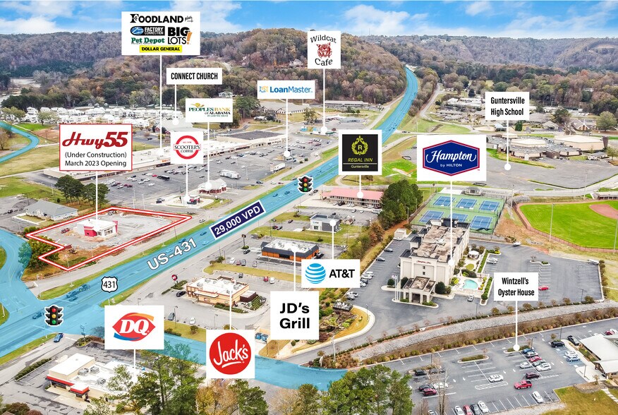 More Photos Of 14400 US Highway 431, Guntersville Freestanding For Lease