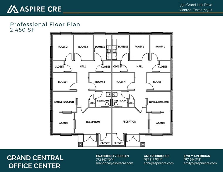 More Photos Of 350 Grand Link Dr, Conroe Office For Sale