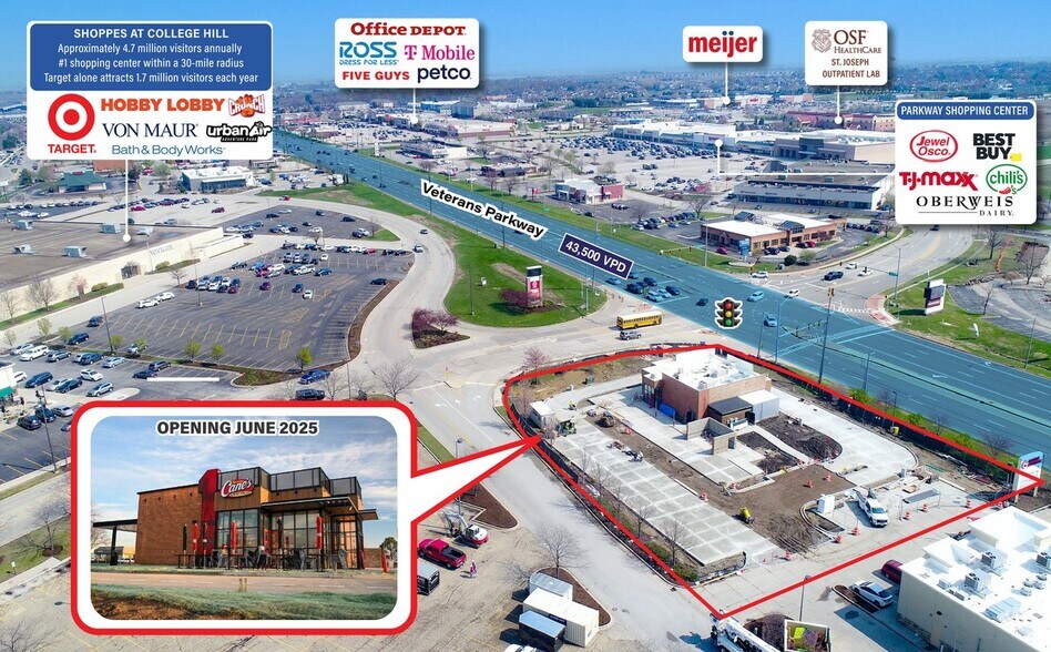 More Photos Of 311 S Veterans Pky, Normal Fast Food For Sale