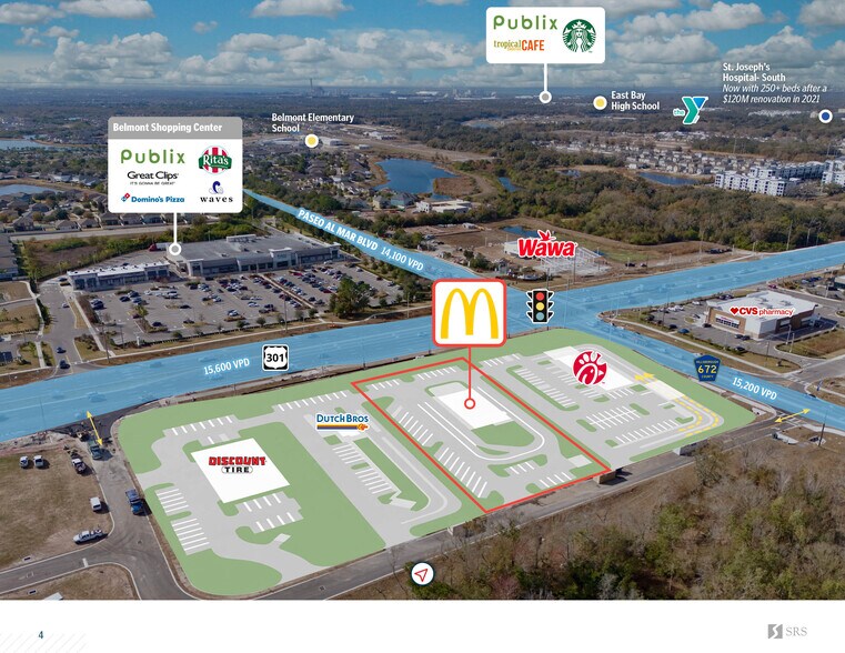 More Photos Of Balm Rd & US 301 Rd, Riverview Fast Food For Sale