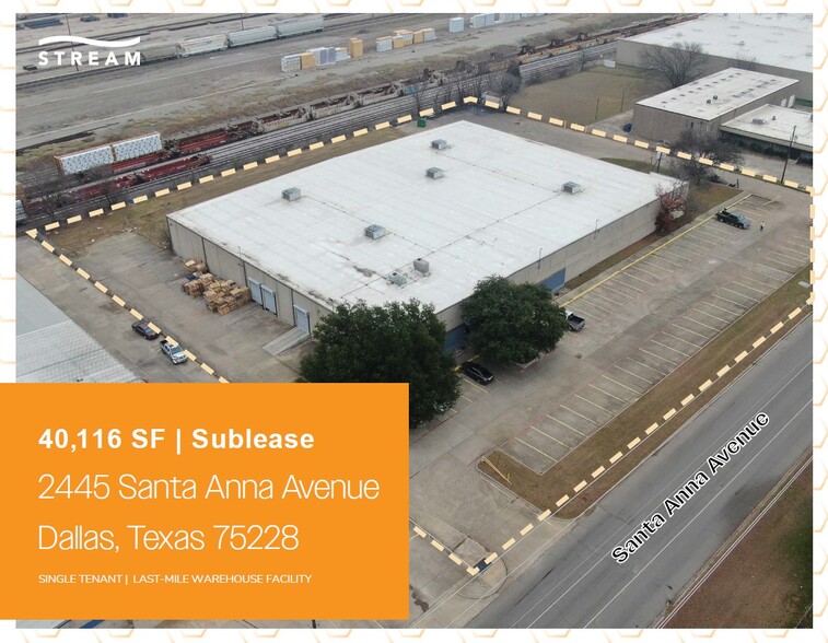 Primary Photo Of 2445 Santa Anna Ave, Dallas Distribution For Lease