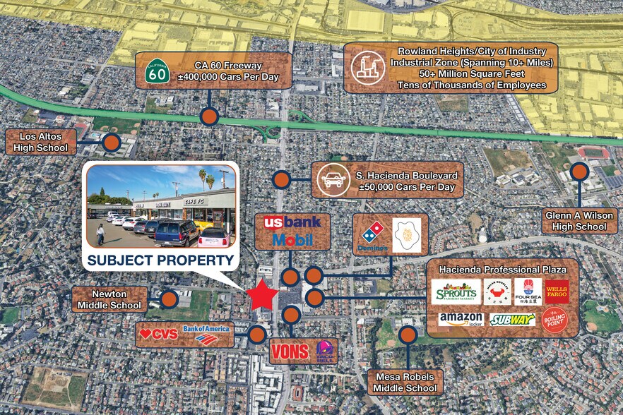 More Photos Of 2025-2047 S Hacienda Blvd, Hacienda Heights General Retail For Sale