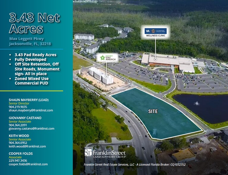 More Photos Of 0 Max Leggett Parkway, Jacksonville Land For Sale