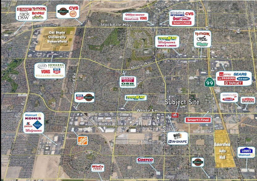 More Photos Of 4647 White Ln, Bakersfield Restaurant For Lease