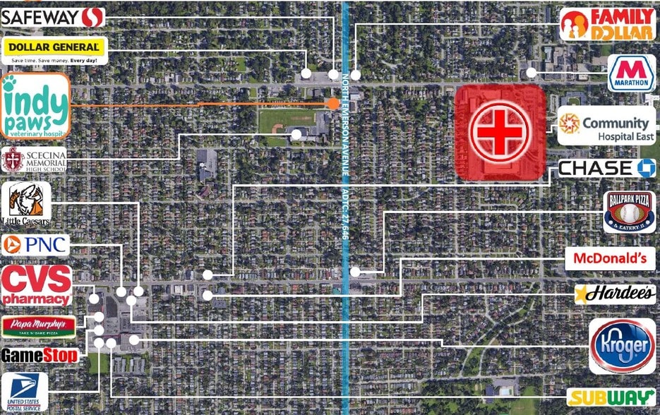 More Photos Of 1502 N Emerson Ave, Indianapolis Storefront Retail Office For Sale