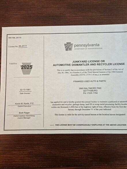 More Photos Of 2665 Baltimore Pike, Gettysburg Land For Sale