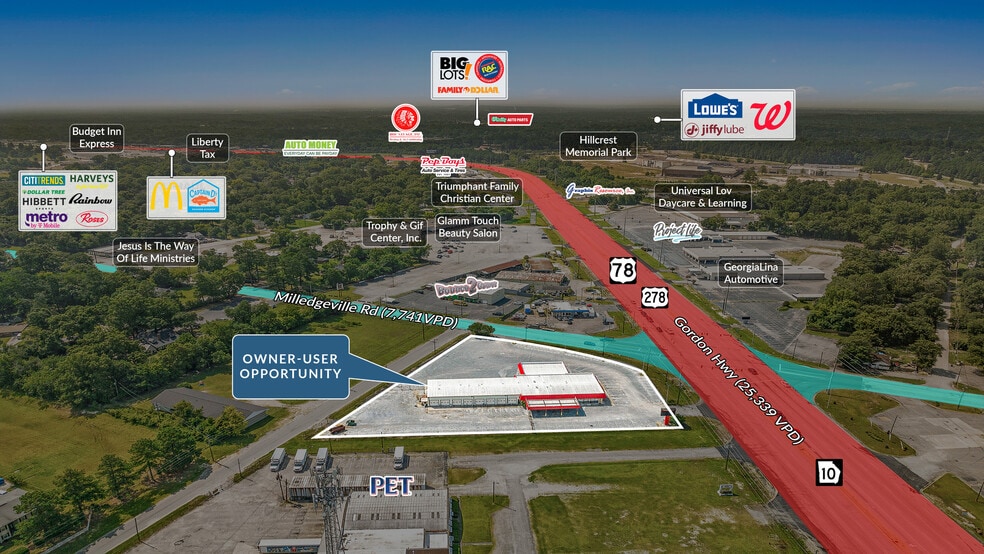 More Photos Of 1801 Gordon Hwy, Augusta Auto Dealership For Sale