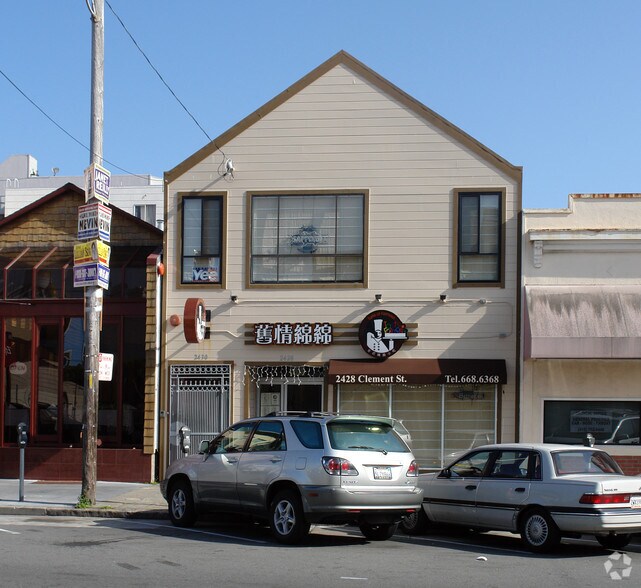 More Photos Of 2428 Clement St, San Francisco Storefront Retail Residential For Lease