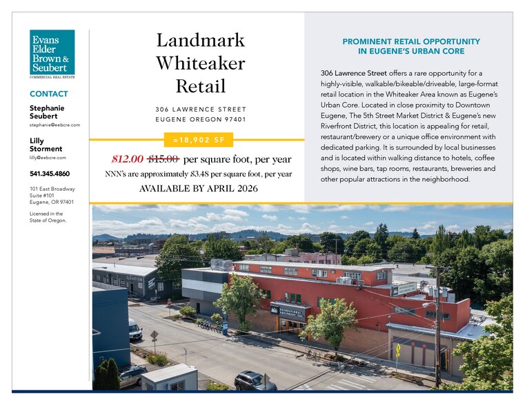 More Photos Of 306 Lawrence St, Eugene Storefront Retail Office For Lease