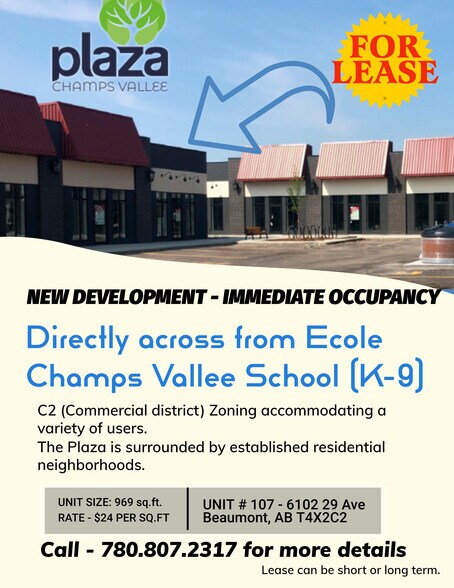 More Photos Of 6102 29th Av, Beaumont General Retail For Sale